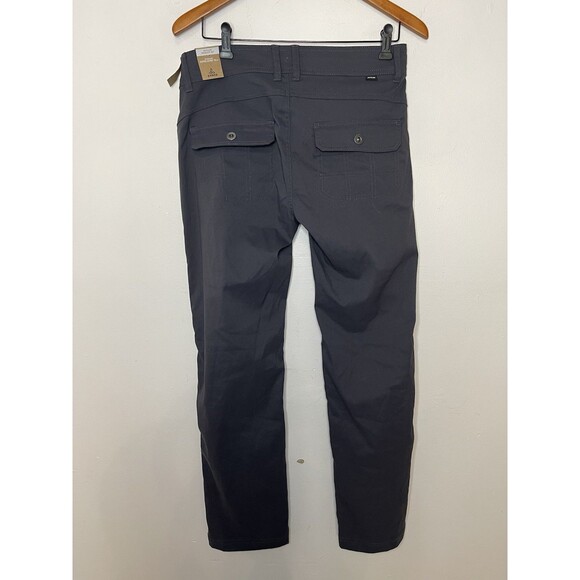 Prana Women's 8/30 Gray Regular Fit Nylon Blend Hiking Roll Up Active Pants NWT - Picture 7 of 8